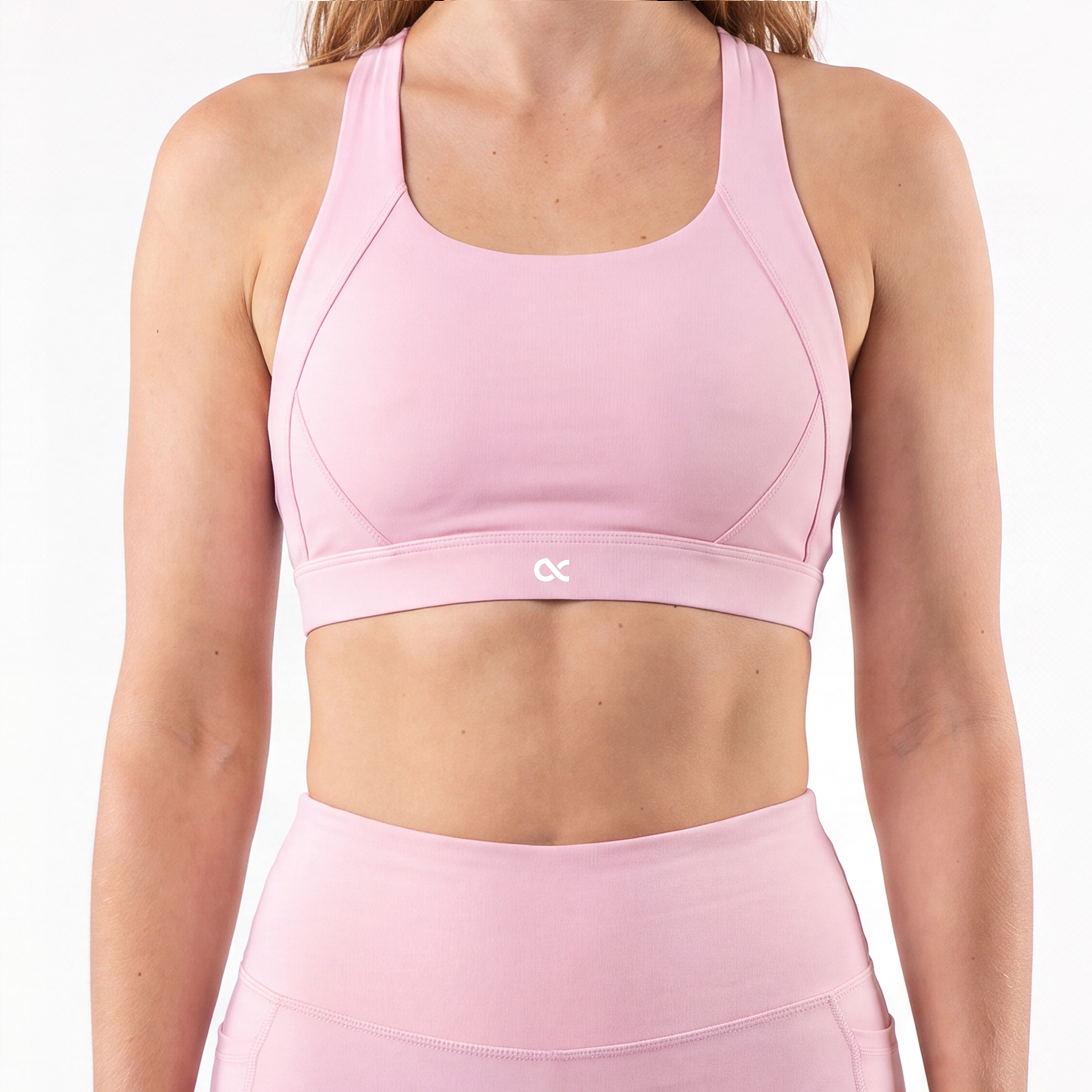 GO&GLOW Sport BH Blush Pink