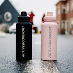 REFILL&REPEAT Drinkfles met Statief 946ml ZWART