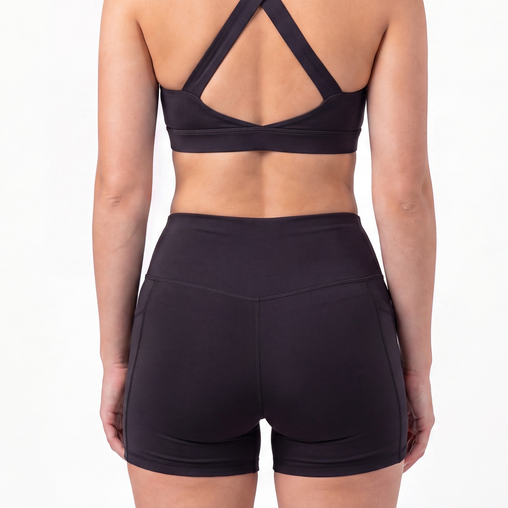 GO&GLOW Shorts Pure Black